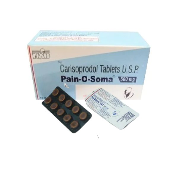 Soothe Muscle Pain and Reduce Spasms with Pain O Soma 500 mg